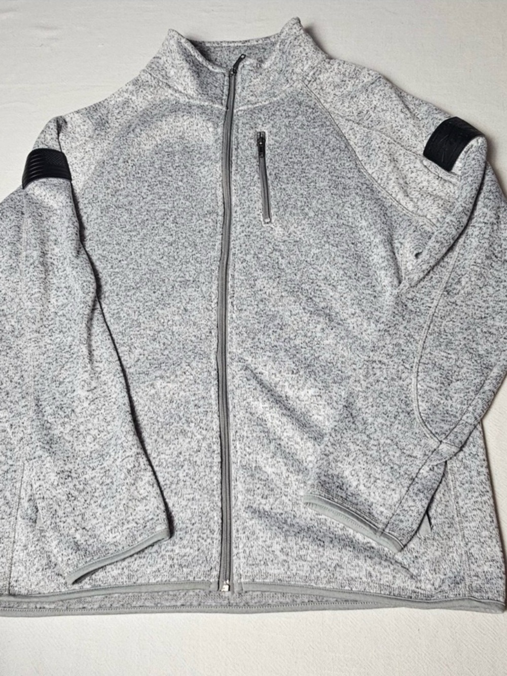 Grunt Style Heather Gray Full-Zip Jacket